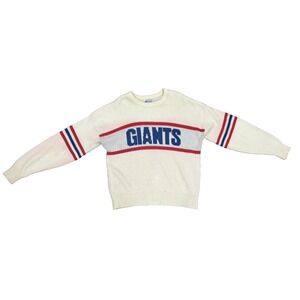 Vintage 80s Cliff Engle New York Giants NFL Knit Sweater Large / XL